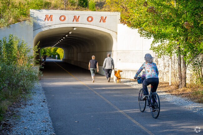 The 27 mile long Monon Trail runs through Nora-Far Northside.