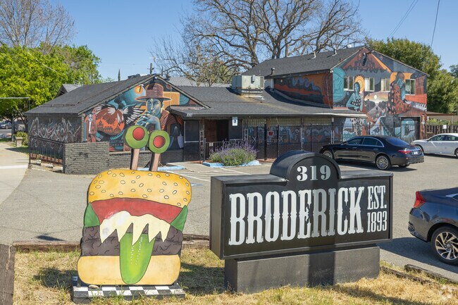 A popular burger joint near Lighthouse is 319 Broderick.