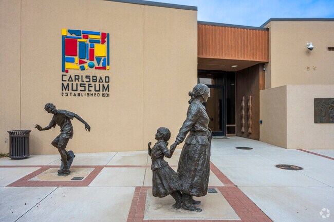 Halagueno Arts Park is a local favorite for its winding paths, Museum, Library and public art displays, and it hosts the annual Art in the Park festival each October.