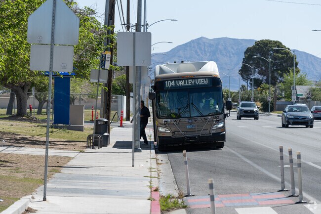 Residents of Pittman can easily commute using the public transportation system.