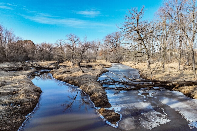 The South Branch Sunrise River meanders through Wyoming providing a scenic backdrop in the city.