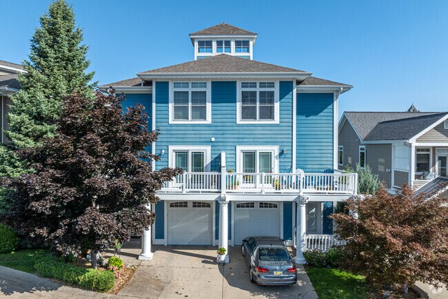 Beautiful, spacious condos are situated near the Boardman River in Downtown Traverse City.