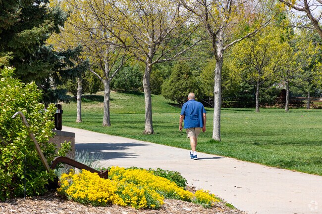 Enjoy a stroll around Homestead Park in Fort Collins.