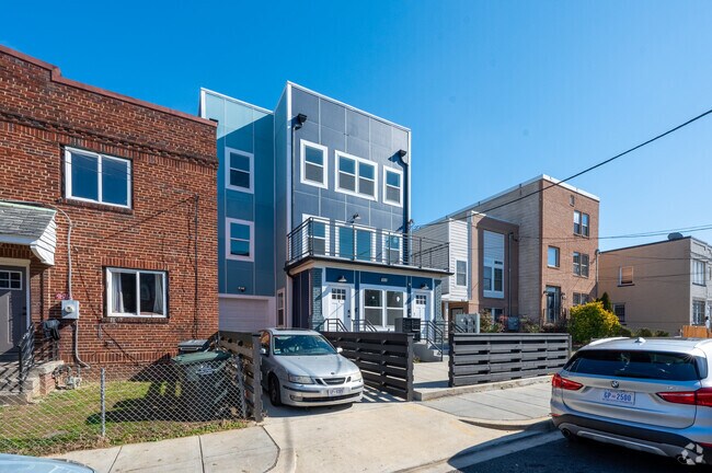 All of the homes in Ivy City are within a couple blocks of the commercial area.