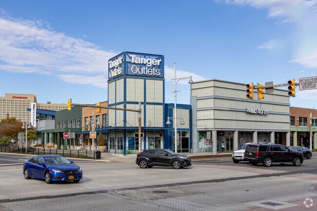 You can easily walk the Tanger Outlets in Atlantic City.