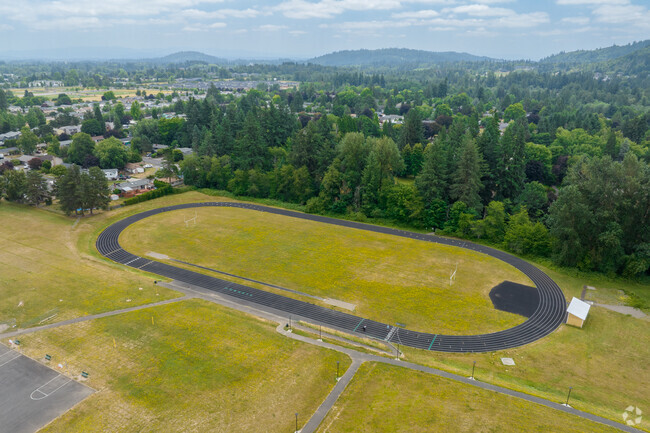 Students at Dexter McCarty Middle School on SE 5th St in Gresham can use the football field.