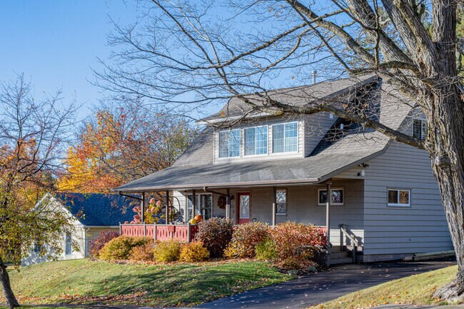 Craftsman-style homes often feature wide porches and big windows.