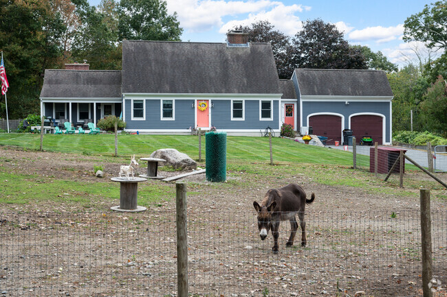 Kittville homes often have yards large enough to have farm animals.