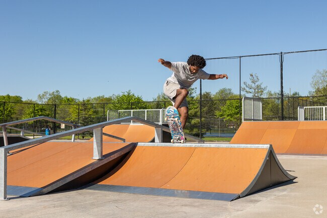 Practice your skills in the skatepark at Drake Sports Park in West Bloomfield.