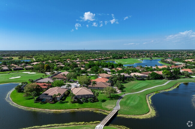 Residents of Lely Resort live adjacent to scenic lakes and professionally designed golf courses.
