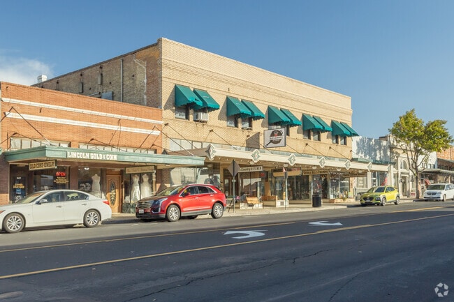 Many of the buildings in Historic Downtown Lincoln date back to the 1860's.