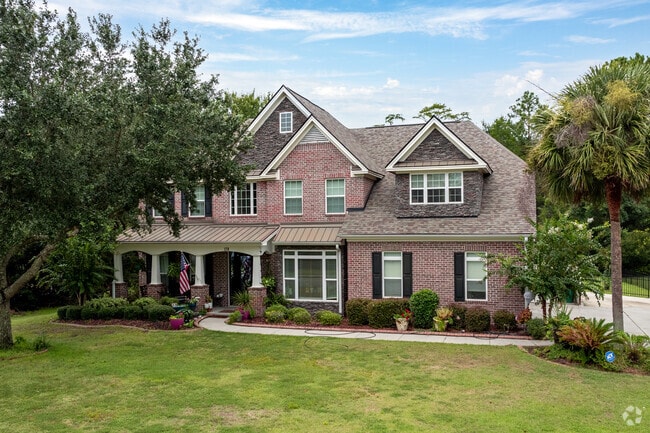 Large two story brick homes are also available in Lawton Station.