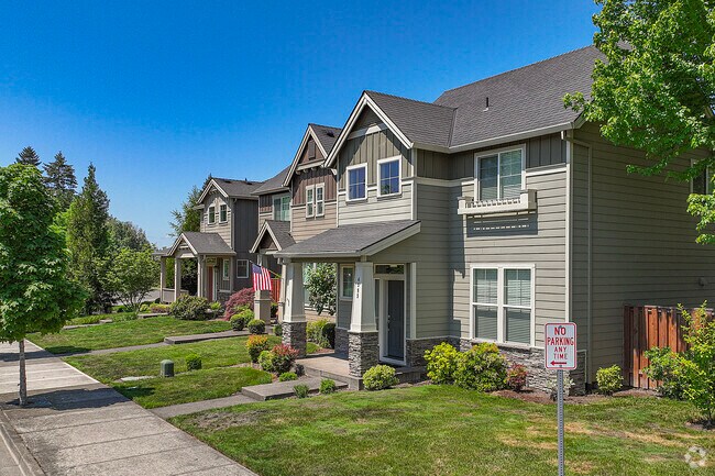 You'll fins new Craftsman style homes in the Witch Hazel, Hillsboro neighborhood.