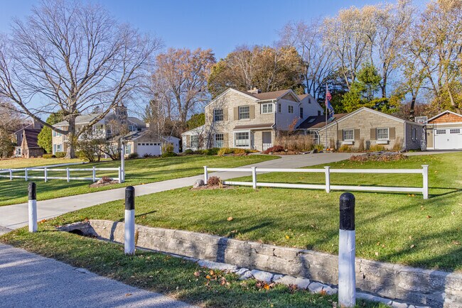 Fenced yards add privacy to Nicolet properties.