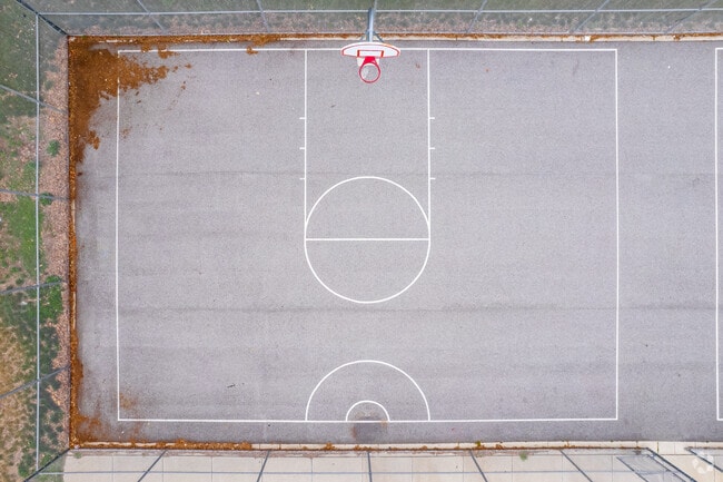 Outdoor basketball courts are a favorite of students attending High Point Elementary School.