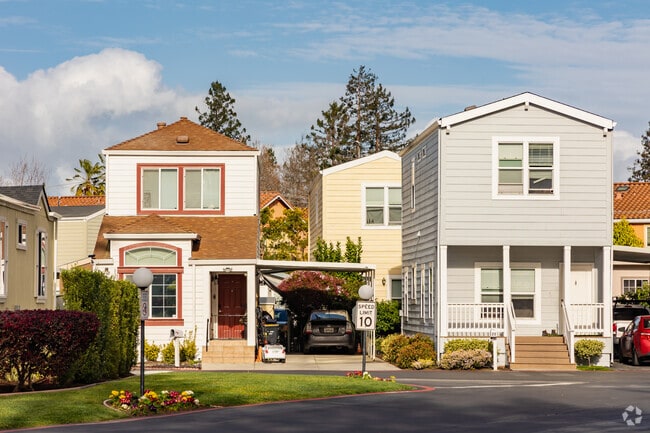 There are manufactured homes in Ponderosa Park, usually priced under $300,000.