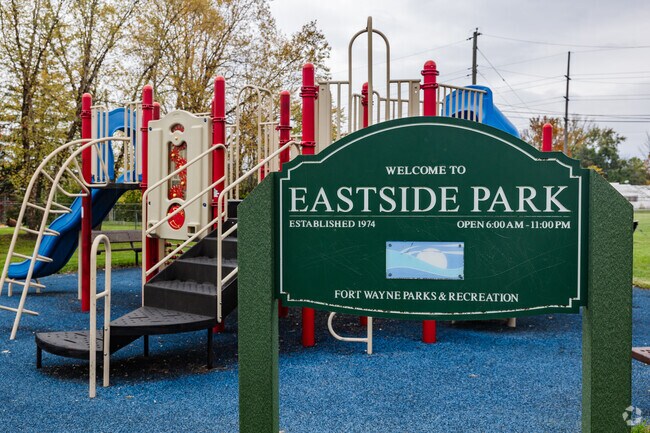 Kids love to play at Eastside Park in Fort Wayne.