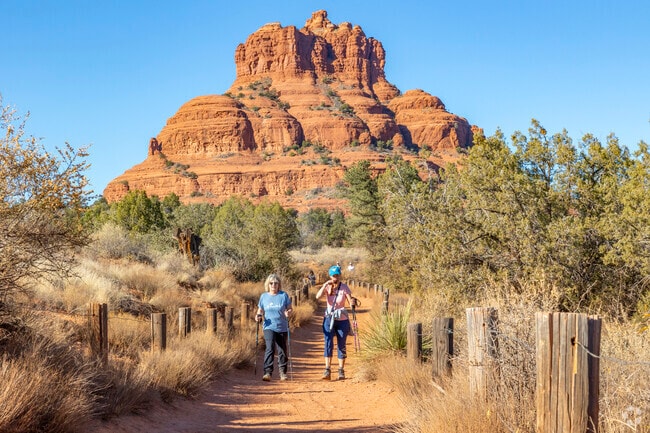 Bell Rock is named for its shape in the Village of Oak Creek (Big Park).