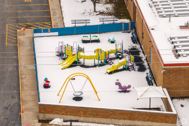 There are couple of playgrounds available on Cronin Elementary School grounds.