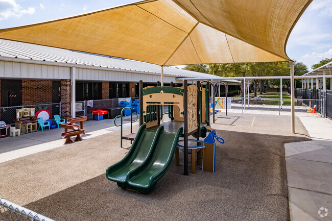 Students love to play on the playground at Saddlewood Elementary School.