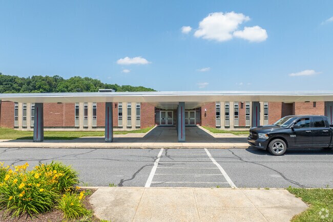 The academics at Pine Grove Area Middle School get a B- grade from niche.com.