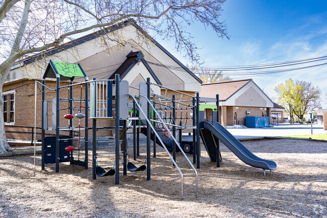 Students can enjoy the playground during recess at Jefferson Elementary School.