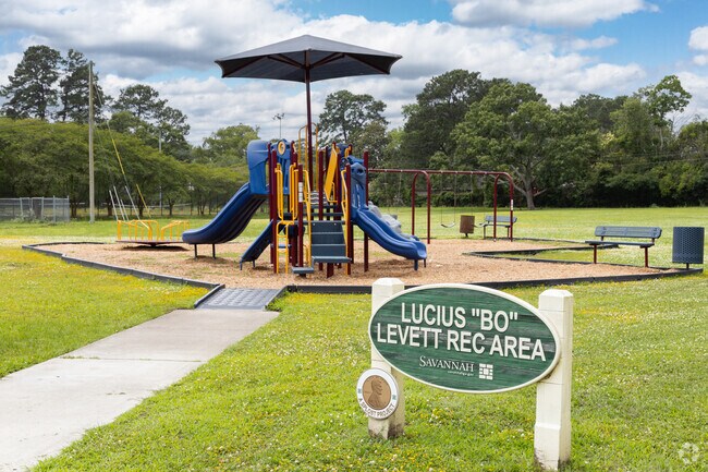 Kids in Cloverdale can enjoy the playground at Lucius 