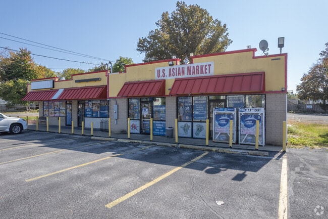 An Asian Market offers food diversity in North Hill, Akron, OH.