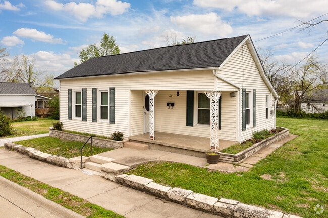 Wood-clad bungalows bring timeless charm to quiet Perryville streets.