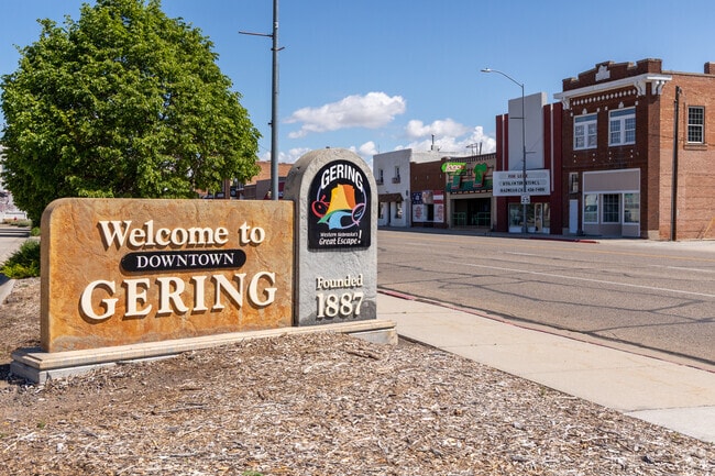 Gering is known for its friendly community and small-town vibe.