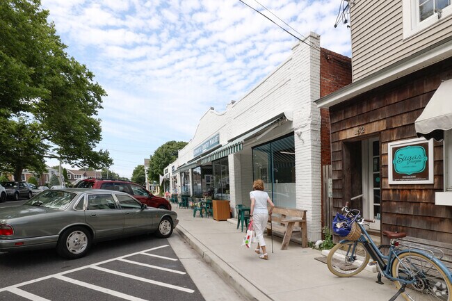 Quogue has a small village vibe with a few restaurants, and a local favorite market to round out its town.