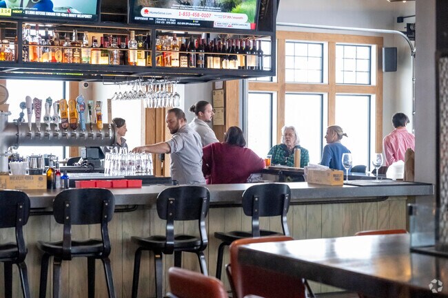 Liberty Station in Bay Creek is an established barbecue restaurant with a large draft selection.