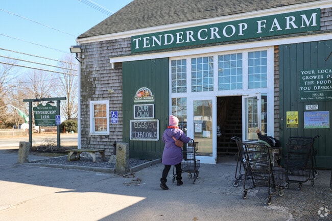 Tendercrop Farms in the  Newbury has produce and a gift shop.