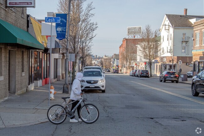 Biking around the Flint neighborhood is often quicker than driving.
