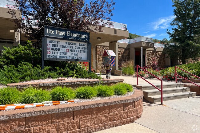Ute Pass Elementary serves families on the south side of Green Mountain Falls.