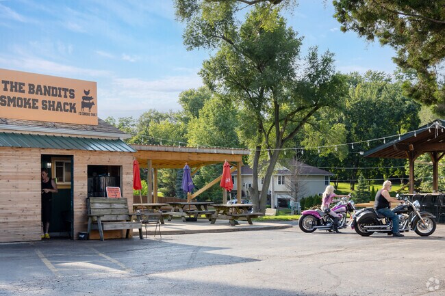 The Bandits’ Smoke Shack has smoked baby back ribs available every Sunday.