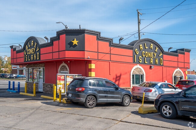 Galaxy Coney Island is a fantastic local fast food restaurant near Pride Area Community.