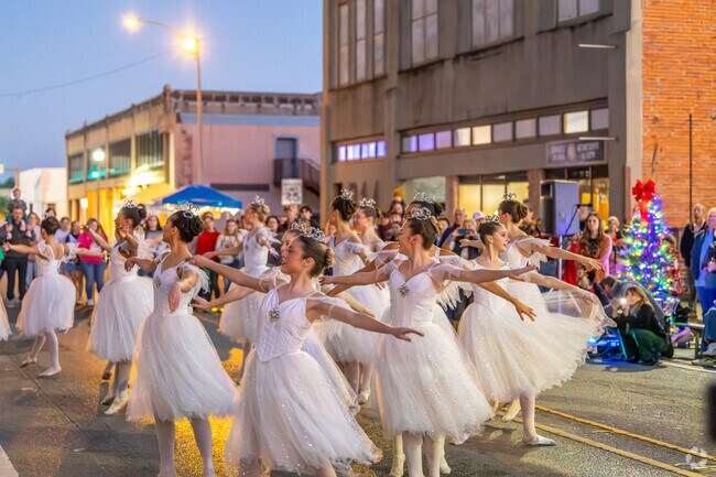 Watch ballerinas dance to holiday classics at the Downtown Holiday Stroll.