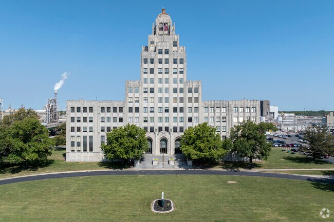 The Primary Products headquarters near Lions Park is a Decatur architectural landmark.