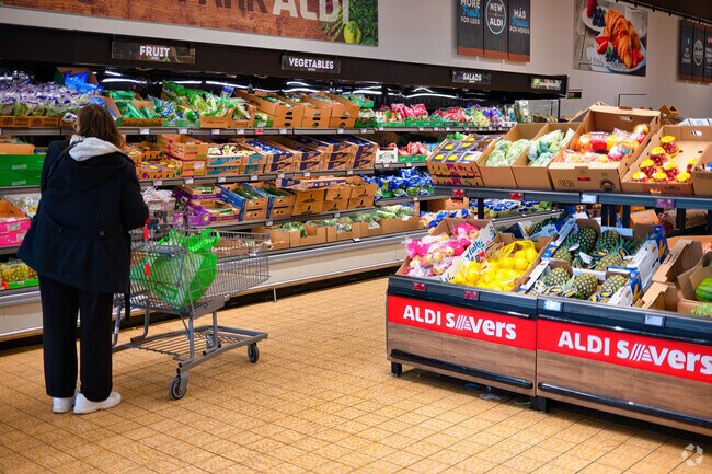 Aldi, near Westside, has great deals available everyday.