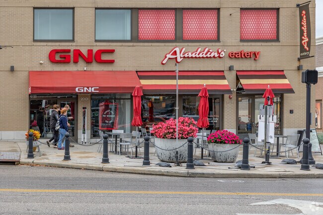 Sit down for a delicious Lebanese-American cuisine at Aladdin's eatery in Cuyahoga Falls.