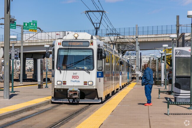 I-25 & Broadway Station and Alameda Station offers seamless commutes to downtown.