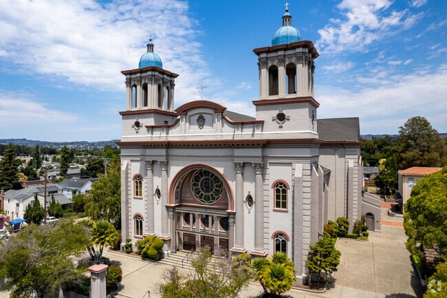 All Saints Catholic Church is the main gathering place in Downtown Hayward.
