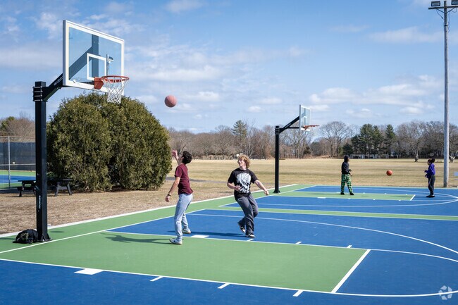 Visit Wilson Park in Cold Spring Beach,  with your family and enjoy a game of basketball together.