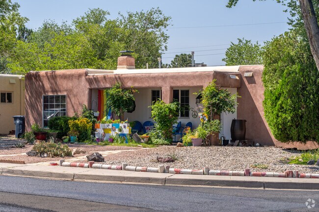 Sandia Ridge offers beautiful Pueblo style homes, showcasing Southwestern flair and distinctive design.