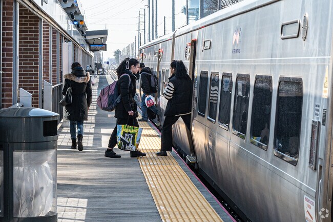 New Hyde Park train station is the go to railway for locals of Herricks.