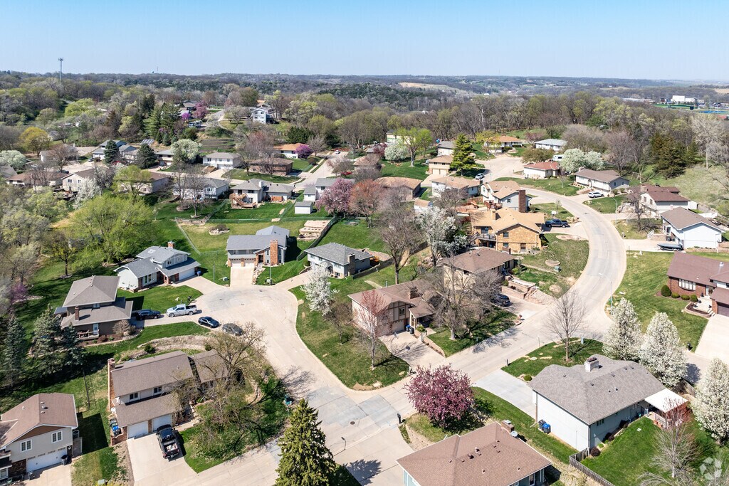 The McPherson Hills neighborhood boasts a variety of home styles.