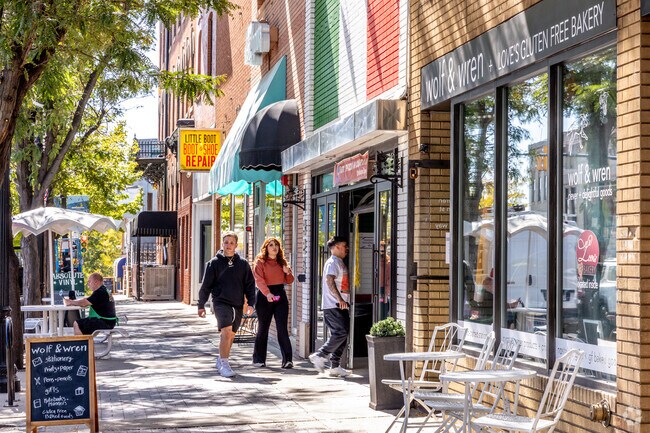 Pike residents often go and enjoy the many restaurants and retail shops on Main street.