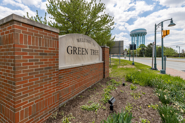 Welcome to Green Tree where the residents know the way home using the water tower to guide them.