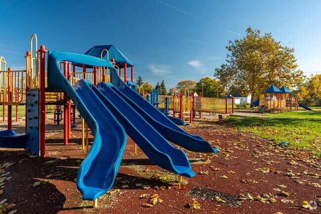 Neighborhood kids will never want to leave the playgrounds at Butler Playfield.